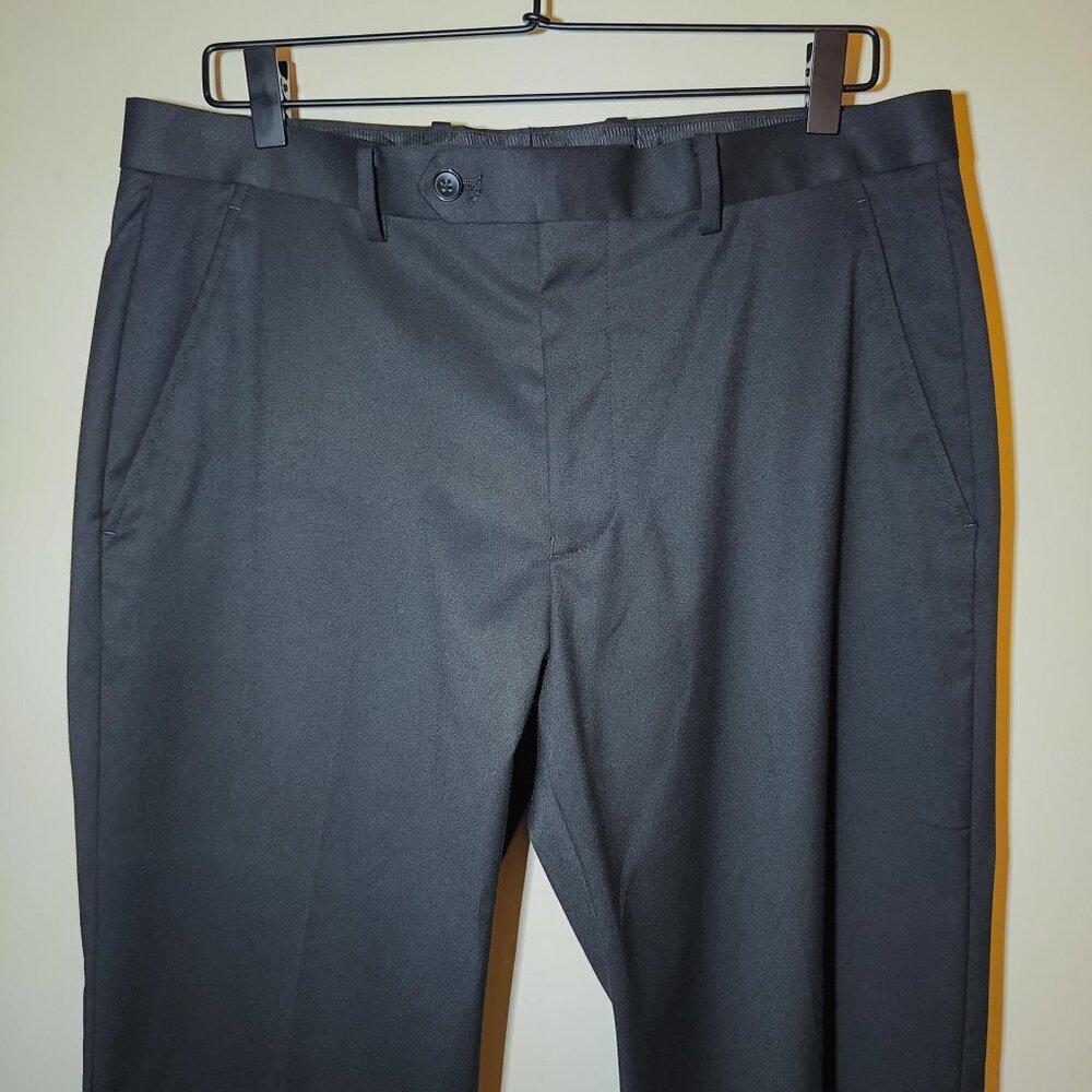 ALFANI Men's Slim-Fit Stretch Solid Suit Pants - Black - Size 34 x 30